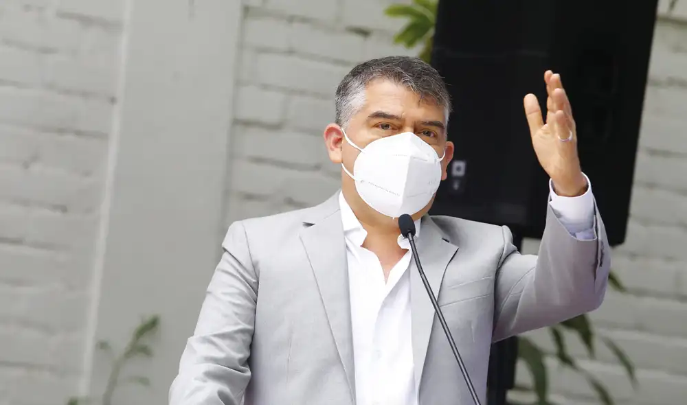 Guzmán Cáceres participó este miércoles 17 de febrero en el CADE Ejecutivo. Foto: La República