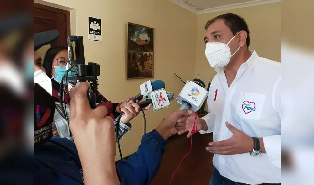 Guido Del Carpio milita desde hace cinco años en Somos Perú.