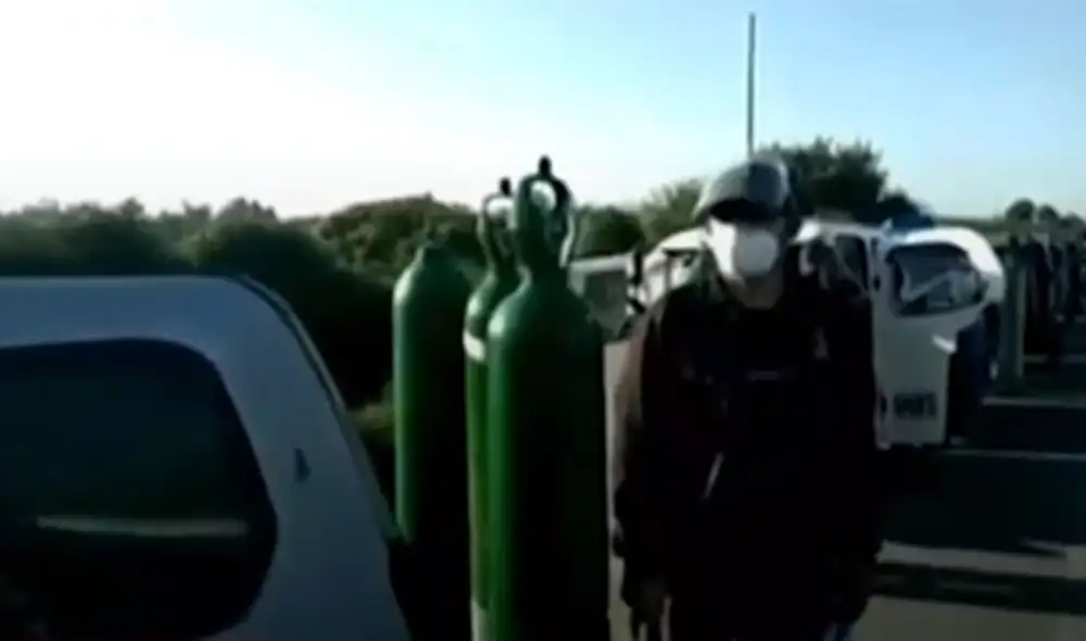 En medio de la segunda ola, varias ciudades se han quedado sin oxígeno. Foto: captura de América