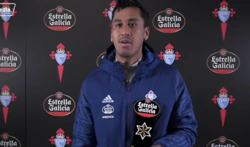 Renato Tapia es parte del once titular del Celta de Vigo. Foto: captura Celta de Vigo