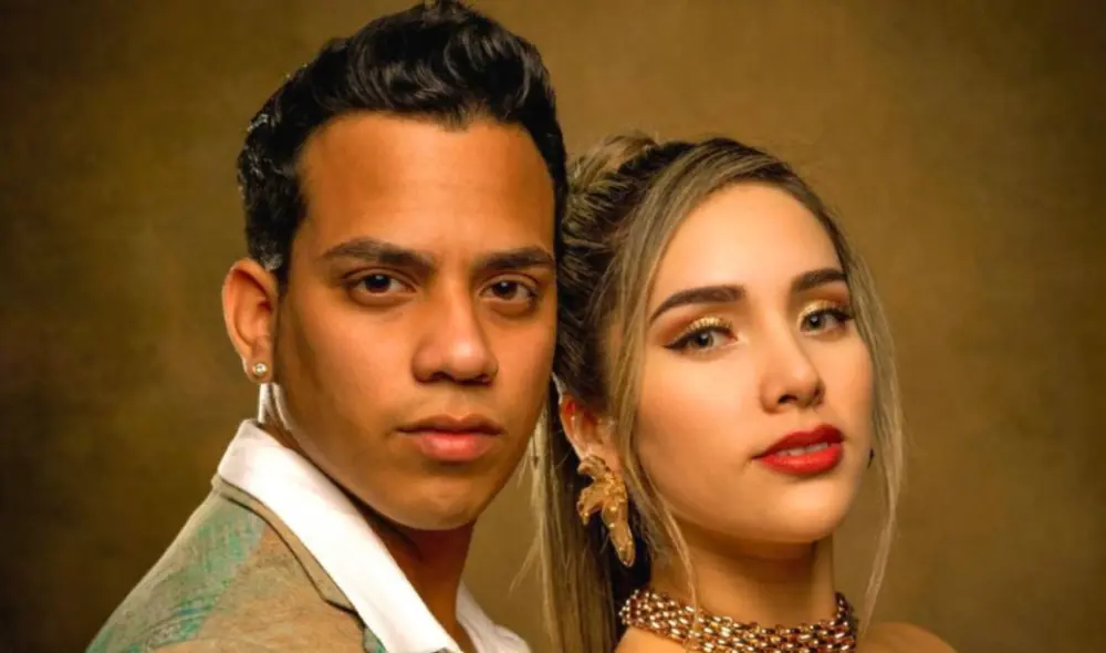 Jean Pierre Puppi y Mariale Salazar, integrantes de la orquesta You Salsa. Foto: difusión
