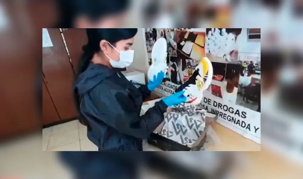 Los narcotraficantes ahora envían paquetes a Turquía. Foto: captura/ América TV Los narcotraficantes ahora envían paquetes a Turquía. Foto: captura/ América TV