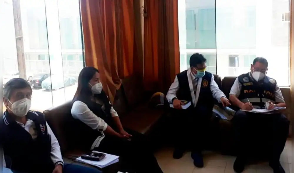 Ministerio Público cumplió diligencias tras recibir denuncia. Foto: Fiscalía.