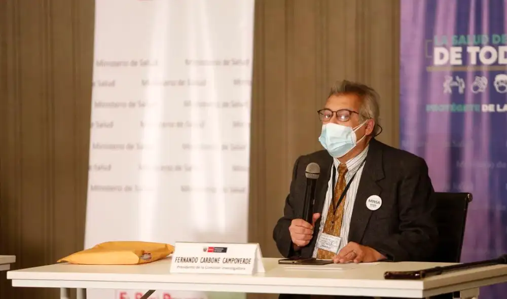 El informe de la comisión, dirigida por Fernando Carbone, determinó que as dosis extras nunca debieron ingresar al país. Foto: La República El informe de la comisión, dirigida por Fernando Carbone, determinó que as dosis extras nunca debieron ingresar al país. Foto: La República