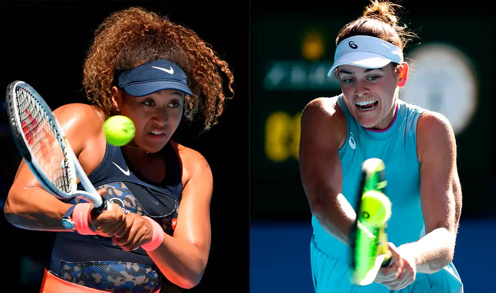 Naomi Osaka y Jennifer Brady lucharán el sábado 20 por el título del Australia Open. Foto: AFP