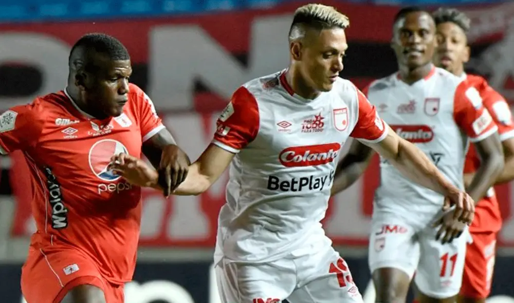 América de Cali y Santa Fe se enfrentan en el Estadio Pascual Guerrero. Foto: Independiente de Santa Fe/Twitter América de Cali y Santa Fe se enfrentan en el Estadio Pascual Guerrero. Foto: Independiente de Santa Fe/Twitter