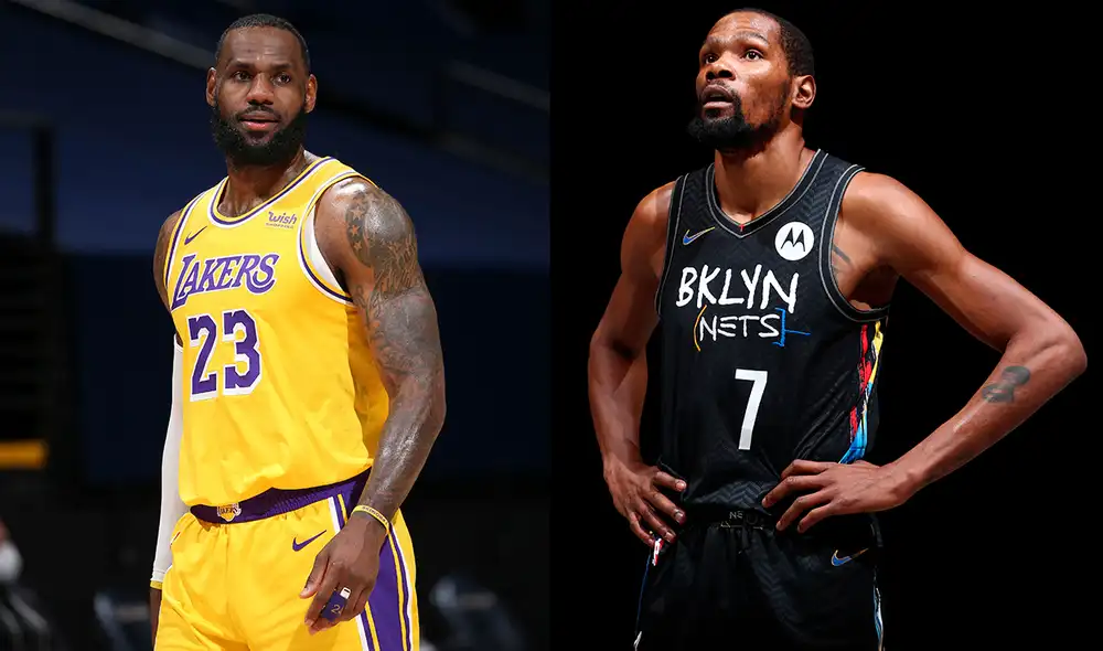 LeBron James y Kevin Durant serán los capitanes del NBA All Star 2021. Foto: composición/AFP LeBron James y Kevin Durant serán los capitanes del NBA All Star 2021. Foto: composición/AFP
