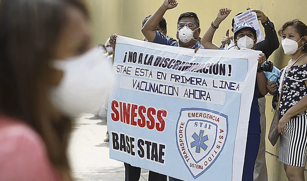 No llegan. En Lima y provincias hay protestas por demoras. Foto: Jorge Cerdán/La República