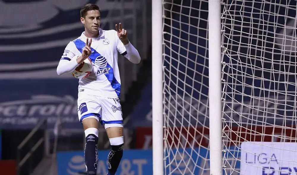 Santiago Ormeño es el goleador de Puebla en la Liga MX. Foto: Club Puebla Santiago Ormeño es el goleador de Puebla en la Liga MX. Foto: Club Puebla
