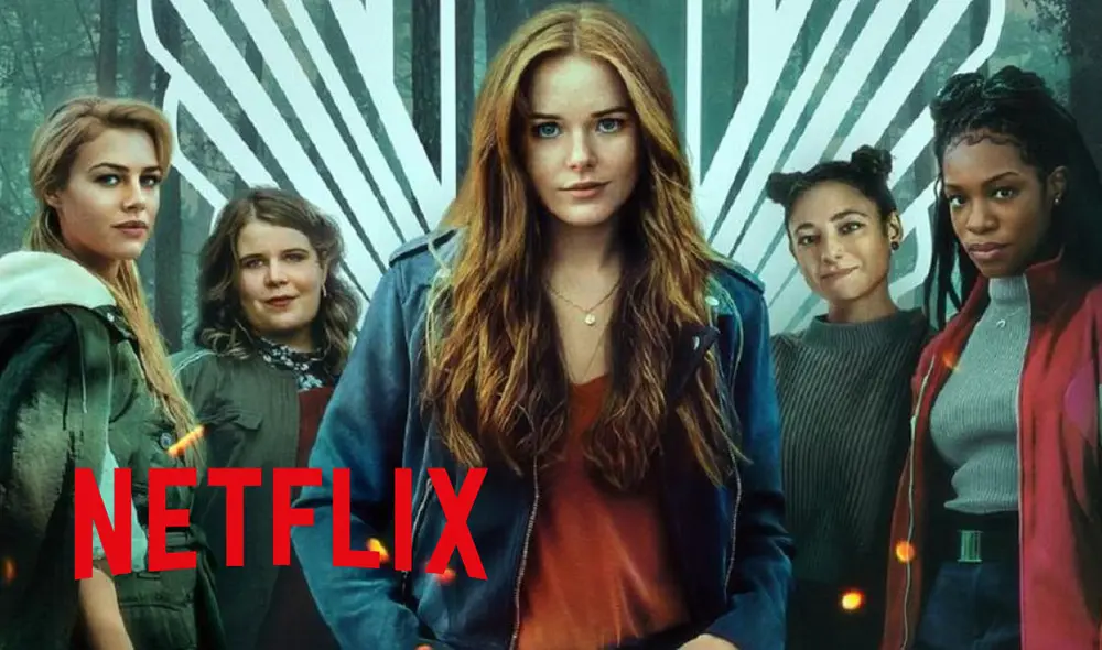 Abigail Cowen, Hannah van der Westhuizen, Precious Mustapha y Eliot Salt protagonizan la serie live action. Foto: Netflix