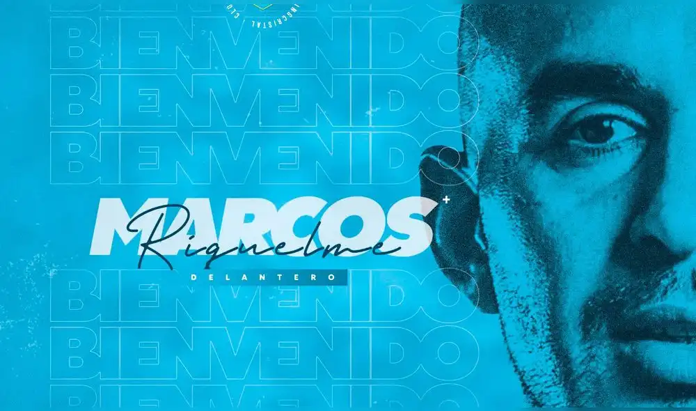 Marcos Riquelme se convierte en el nuevo delantero celeste tras la partida de Herrera. Foto: Sporting Cristal