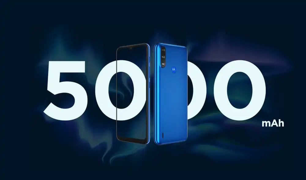 Batería de 5.000 mAh. Foto: Motorola Batería de 5.000 mAh. Foto: Motorola