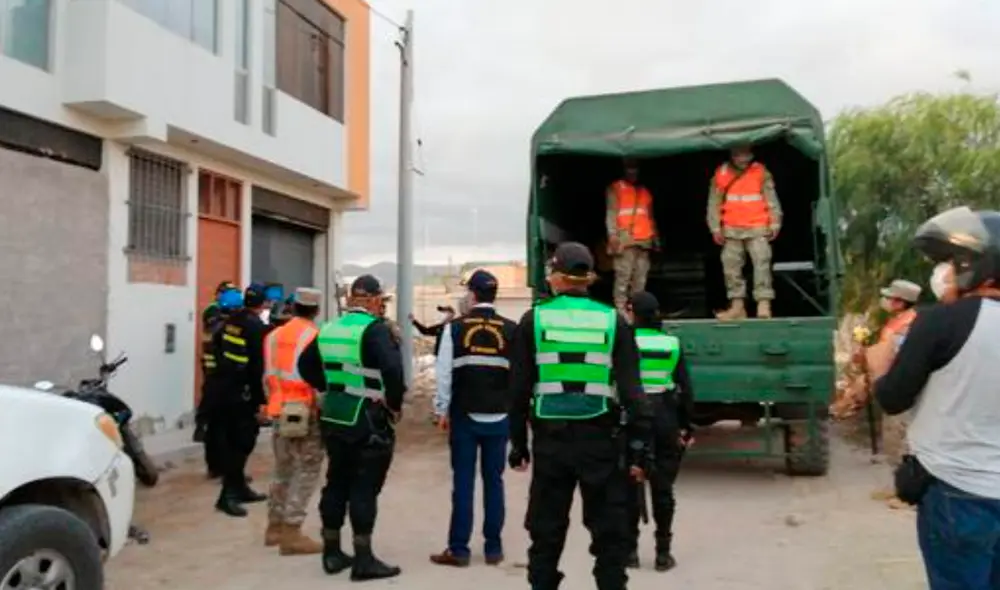 Entre los intervenidos se halló a un menor de edad. Foto: PNP