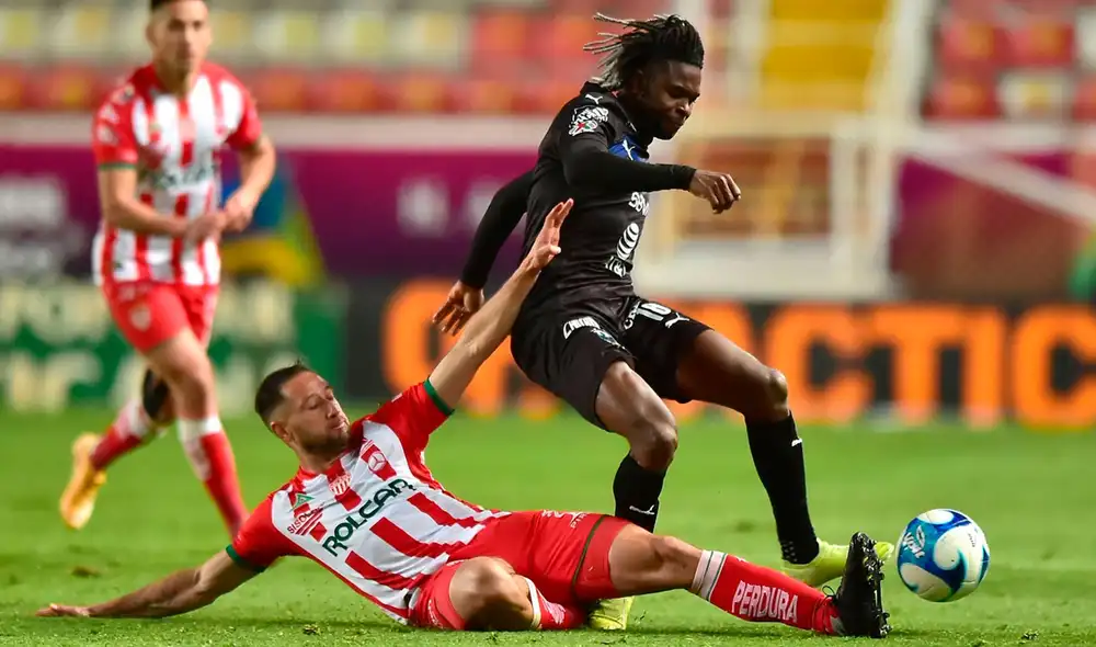 Necaxa y Monterrey se compartieron puntos tras empatar 1-1 por la fecha 7 del Clausura de Liga MX. Foto: @AdictosMx/Twitter