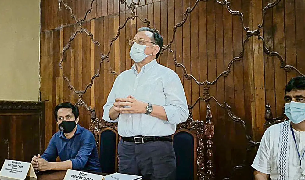 En Iquitos. Edgar Alarcón programó supervisión y estuvo escoltado por el congresista Fernando Meléndez (APP). Foto: difusión En Iquitos. Edgar Alarcón programó supervisión y estuvo escoltado por el congresista Fernando Meléndez (APP). Foto: difusión