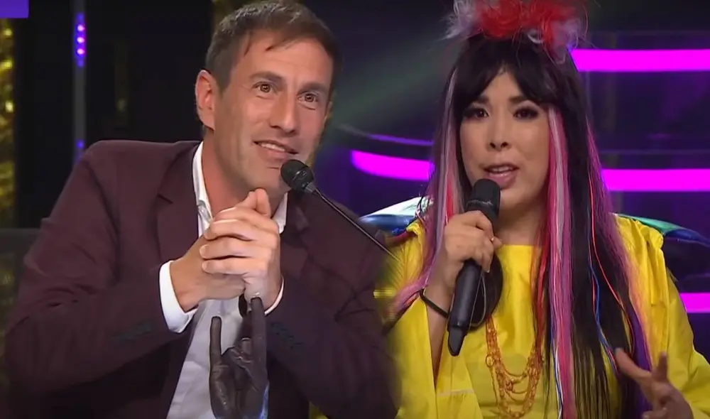 'Yola Polastry' llegó en calidad de retadora, pero no pudo arrebatarle la silla a 'Marilyn Manson'. Foto: captura Latina