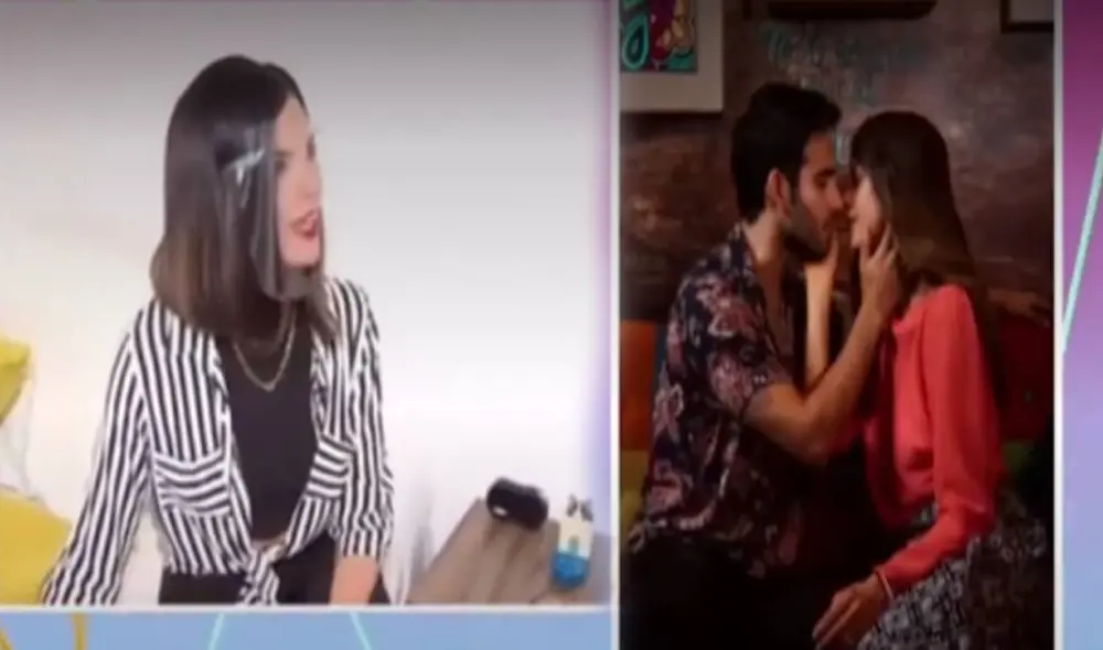 Fiorella Rodríguez lleva un año y siete meses de relación con Jean Pierre Díaz. Foto: captura América TV Fiorella Rodríguez lleva un año y siete meses de relación con Jean Pierre Díaz. Foto: captura América TV