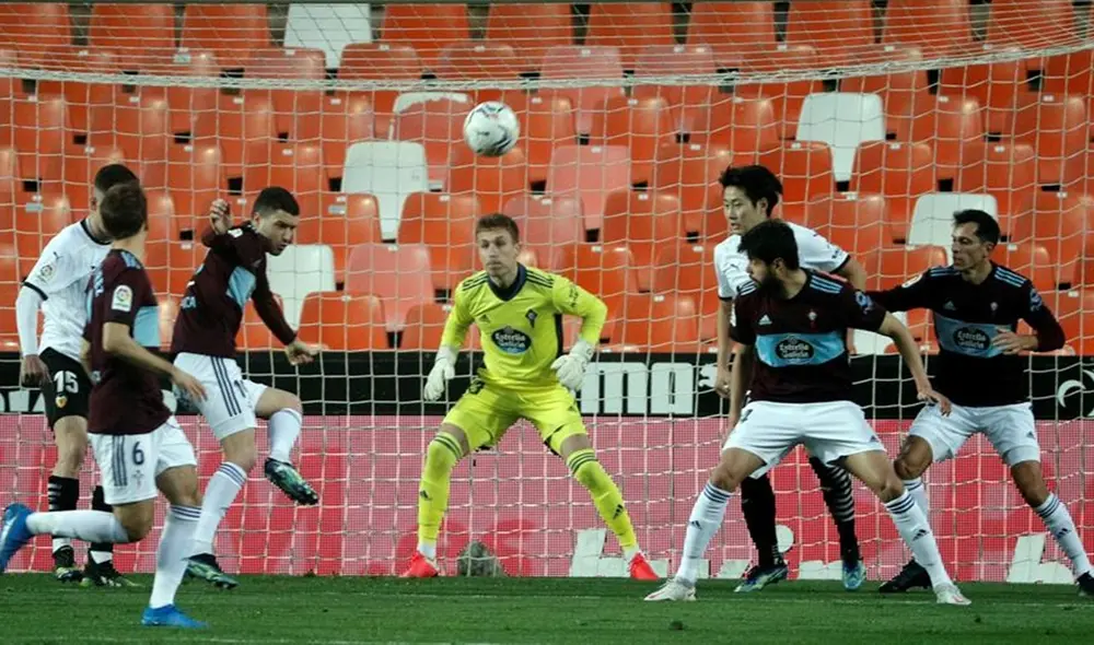 Celta y Valencia igualan sin goles en el Mestalla. Foto: EFE Celta y Valencia igualan sin goles en el Mestalla. Foto: EFE
