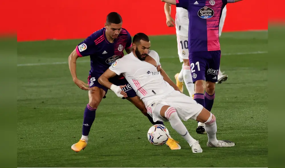 El conjunto del Valladolid lleva seis partidos sin ganar en LaLiga Santander. Foto: EFE/JuanJo Martín El conjunto del Valladolid lleva seis partidos sin ganar en LaLiga Santander. Foto: EFE/JuanJo Martín