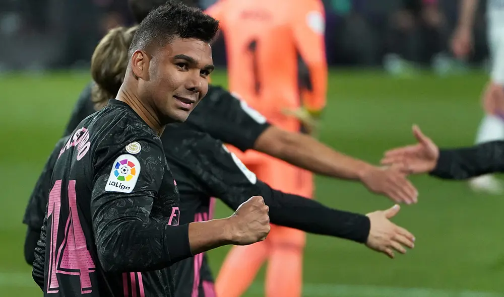 El equipo merengue alcanzó un valioso triunfo fuera de casa. Foto: AFP El equipo merengue alcanzó un valioso triunfo fuera de casa. Foto: AFP