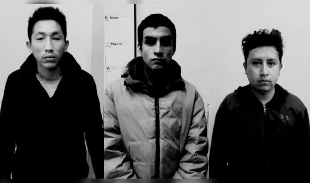 Sujetos sospechosos del asesinato de policía están detenidos. Foto: PNP