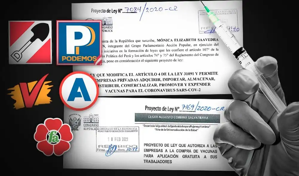 De los 13 proyectos de ley, 6 buscan favorecer a los gobiernos regionales, 4 a la empresa privada y 3 a ambos. Foto: composición/Fabricio Oviedo De los 13 proyectos de ley, 6 buscan favorecer a los gobiernos regionales, 4 a la empresa privada y 3 a ambos. Foto: composición/Fabricio Oviedo