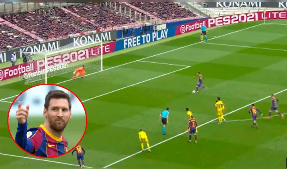 Lionel Messi abrió el marcador en el Camp Nou. Foto: captura/DIRECTV Sports Lionel Messi abrió el marcador en el Camp Nou. Foto: captura/DIRECTV Sports