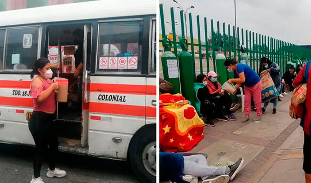 Personas agradecieron el gesto de los vecinos. Foto: Captura/ Panamericana