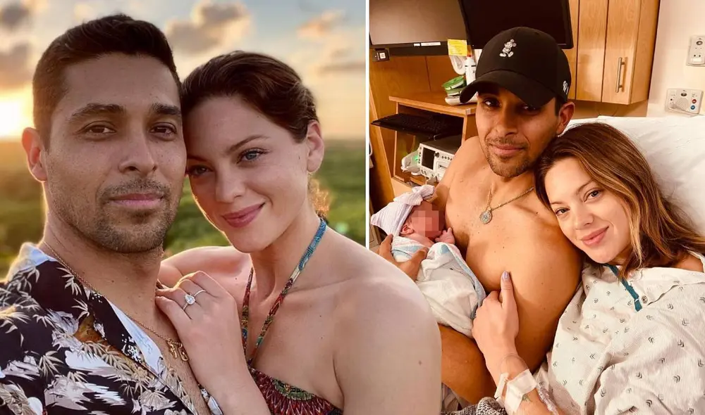 "Directo desde el cielo damos la bienvenida a nuestra primera hija”, escribió el actor de That '70s show. Foto: composición Instagram