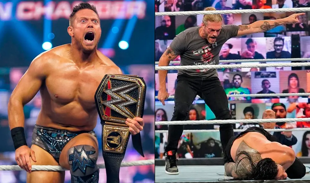 The Miz y Edge fueron los protagonistas del evento WWE Elimination Chamber 2021. Foto: composición/WWE