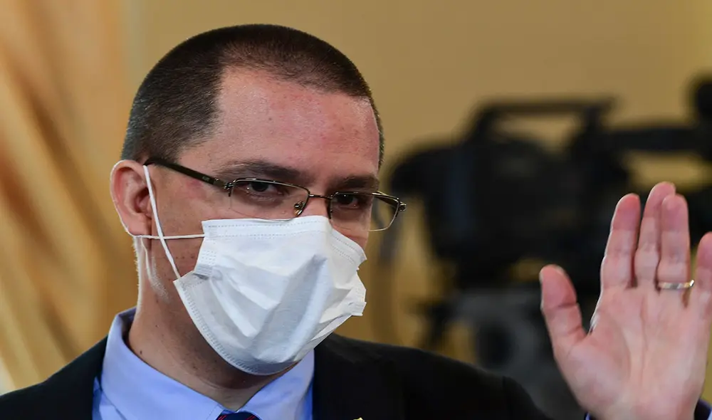 Jorge Arreaza se ha expresado en varias ocasiones recientemente sobre la situación de la población migrante venezolana en el Perú. Foto: AFP Jorge Arreaza se ha expresado en varias ocasiones recientemente sobre la situación de la población migrante venezolana en el Perú. Foto: AFP