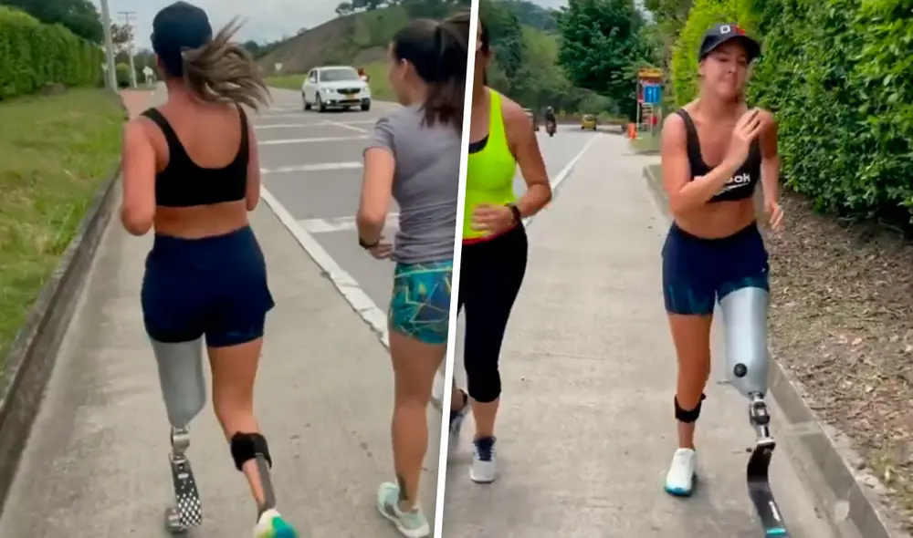 La modelo demostró lo contrario a quienes no le dieron esperanzas por volver a correr. Foto: Daniella Álvarez/Instagram