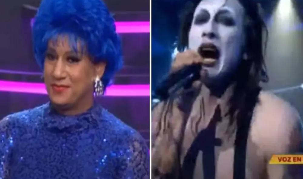 'Marilyn Manson' es uno de los consagrados más fuertes de la competencia. Foto: captura de Latina 'Marilyn Manson' es uno de los consagrados más fuertes de la competencia. Foto: captura de Latina