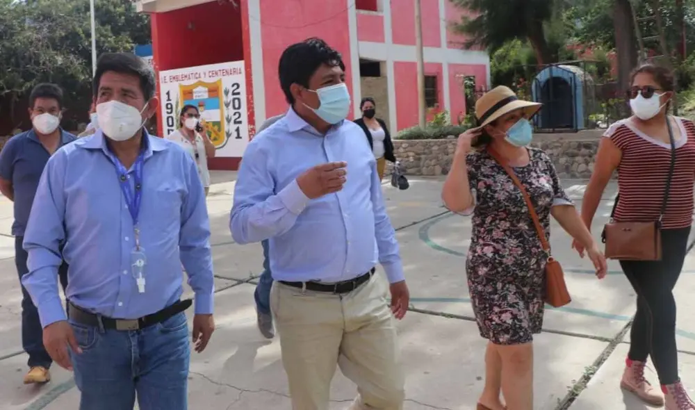 Se trata de las instituciones Micelino Sandoval Torres, José Gálvez de Huanay y el CEN 86914. Foto: Muni Huaylas