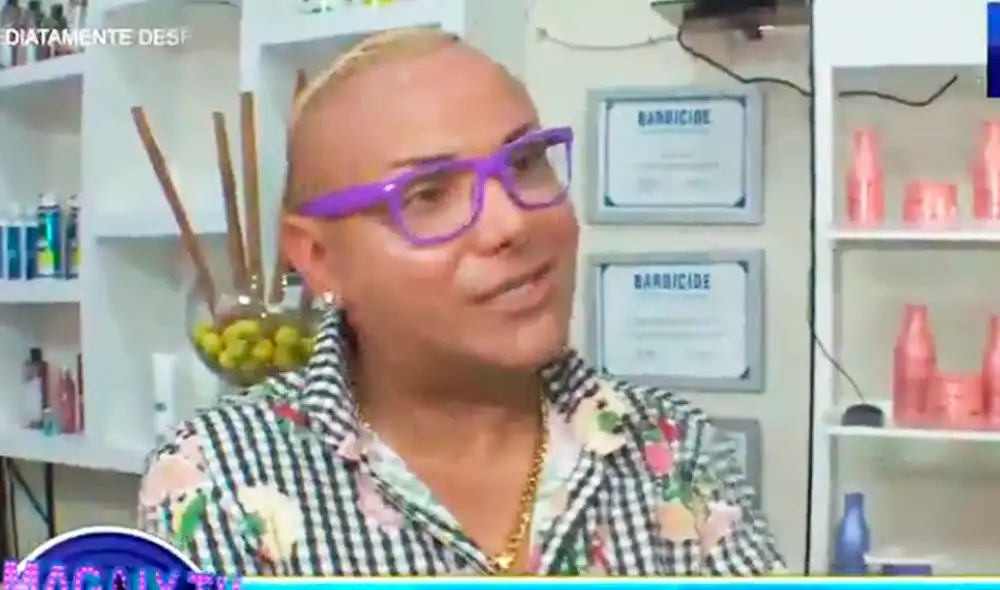 El maquillador brindó unas declaraciones para el programa Magaly TV La firme. Foto: captura ATV El maquillador brindó unas declaraciones para el programa Magaly TV La firme. Foto: captura ATV