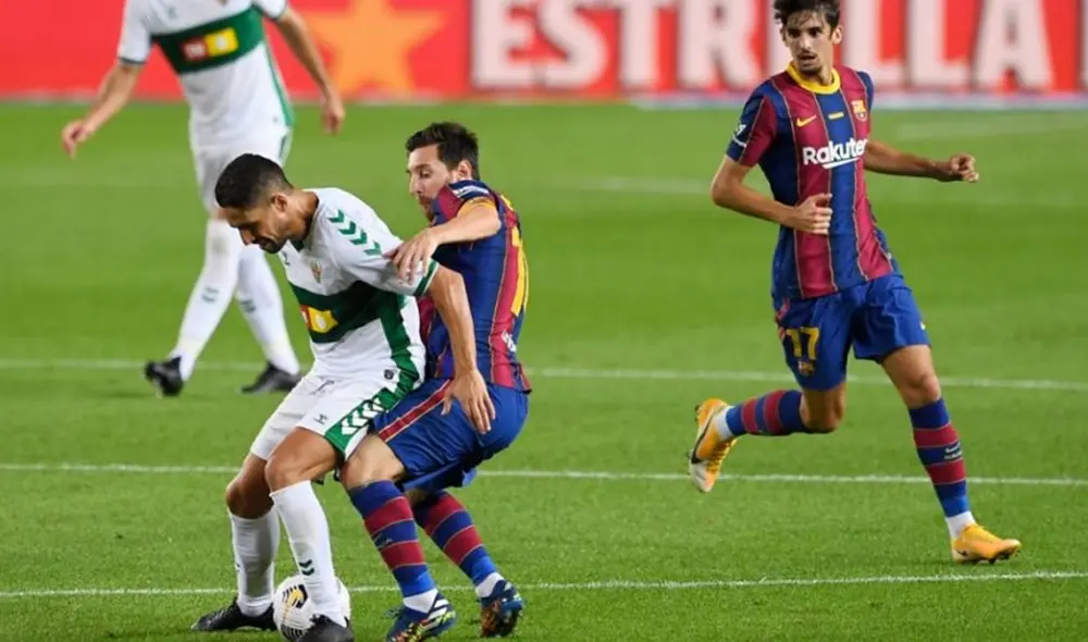 Barcelona le ganó 1-0 a Elche en el último enfrentamiento en el Camp Nou por el Trofeo Joan Gamper. Foto: EFE Barcelona le ganó 1-0 a Elche en el último enfrentamiento en el Camp Nou por el Trofeo Joan Gamper. Foto: EFE