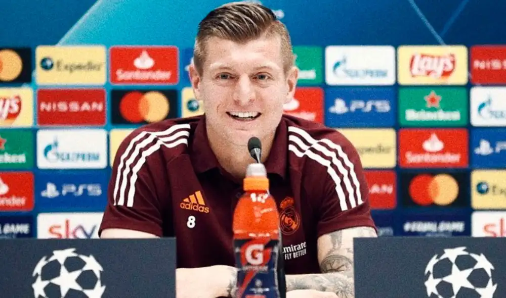 Toni Kroos será de la partida en el Real Madrid vs Atalanta por los octavos de la Champions League. Foto: Champions League Toni Kroos será de la partida en el Real Madrid vs Atalanta por los octavos de la Champions League. Foto: Champions League