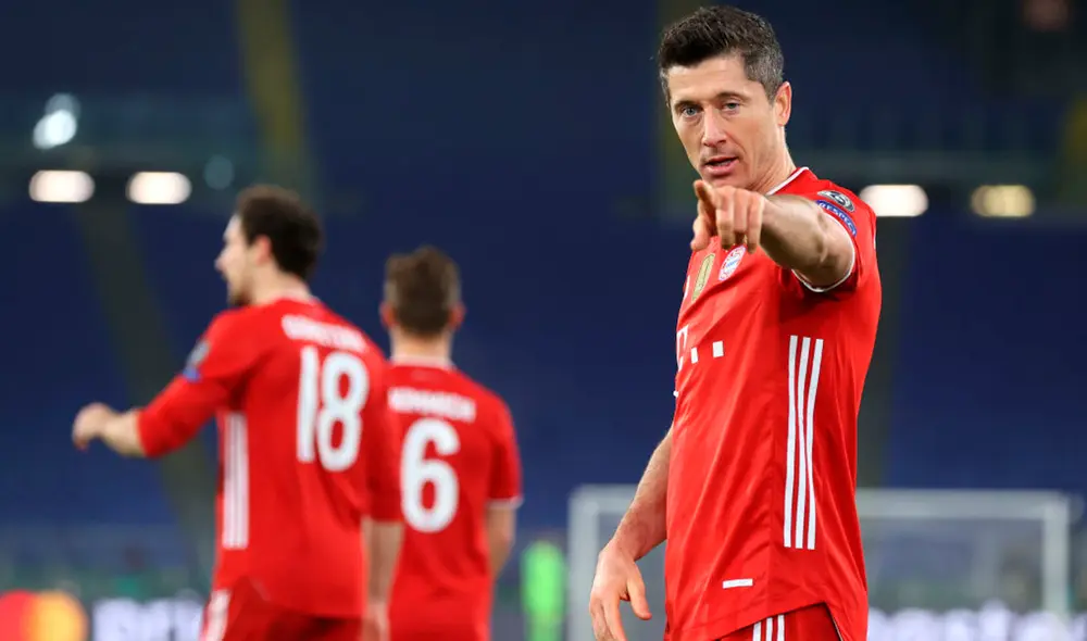 Bayern Munich ganó lejos de casa a la Lazio en la Champions League. Foto: Twitter