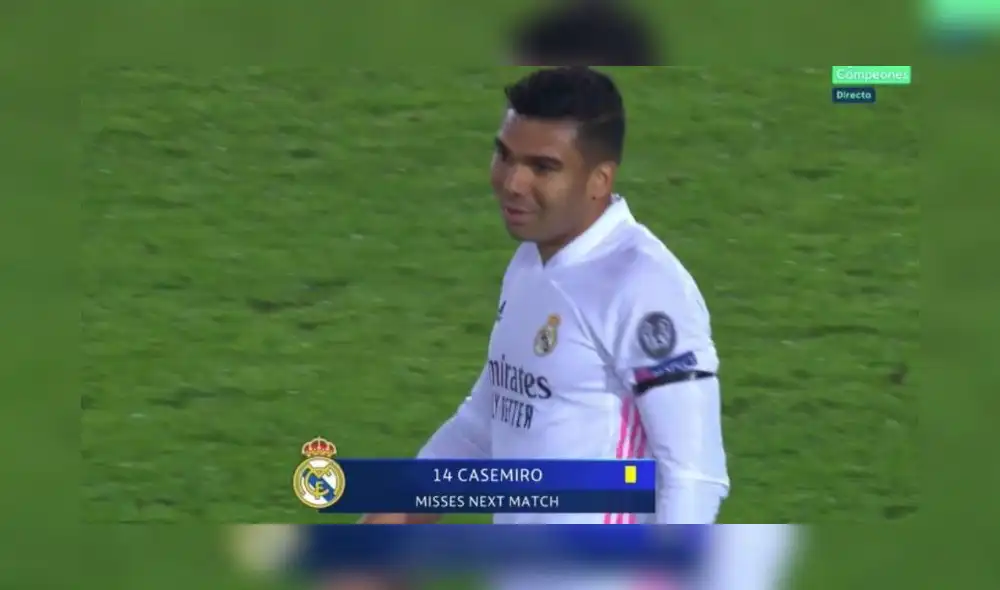 Casemiro será baja para el Real Madrid ante Atalanta por la Champions League. Foto: Movistar Liga de Campeones Casemiro será baja para el Real Madrid ante Atalanta por la Champions League. Foto: Movistar Liga de Campeones