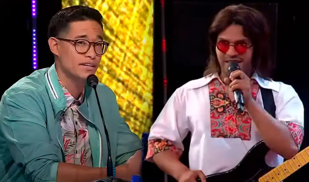 El percusionista quedó tan sorprendido por su performance que lo invitó a incursionar en la música profesional. Foto: captura/Latina El percusionista quedó tan sorprendido por su performance que lo invitó a incursionar en la música profesional. Foto: captura/Latina
