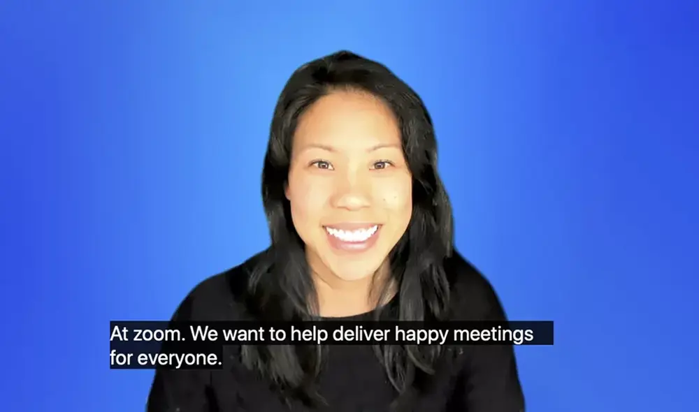 La función se implementará durante el tercer trimestre de 2021 para smartphones y computadoras. Foto: Zoom La función se implementará durante el tercer trimestre de 2021 para smartphones y computadoras. Foto: Zoom