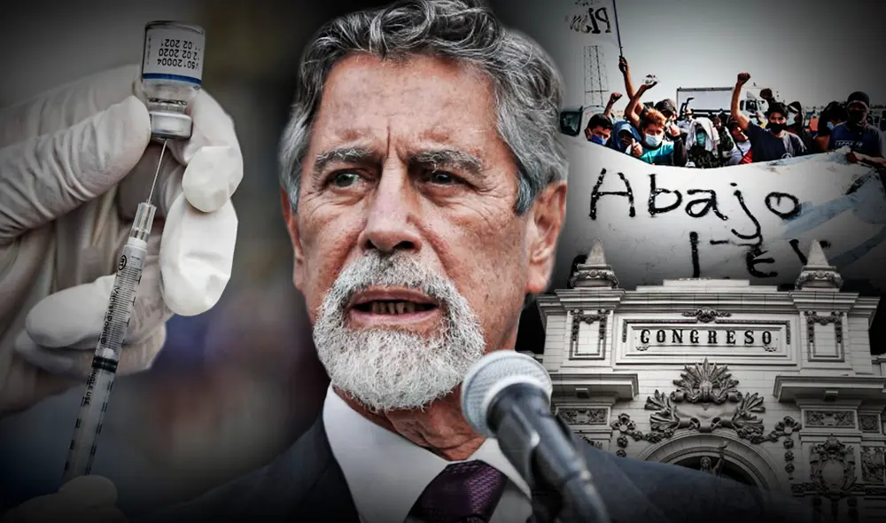 Sagasti Hochhausler juró como presidente del Perú en un convulsionado contexto político, económico y sanitario. Foto: composición Fabrizio Oviedo/La República Sagasti Hochhausler juró como presidente del Perú en un convulsionado contexto político, económico y sanitario. Foto: composición Fabrizio Oviedo/La República