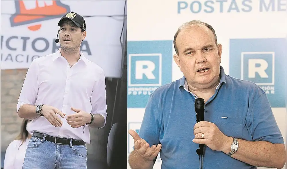 Preocupados. Forsyth y Lópeza Aliaga pueden quedar excluidos del proceso. Foto: composición