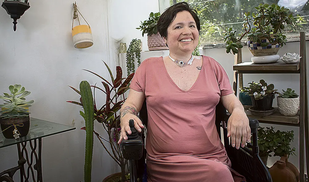 Lo logró. Ana Estrada ama la vida. Lo repite a cada instante. Por eso pide que respeten su deseo a ponerle fin cuando sienta que es el momento. Ganó una batalla, pero todavía hay que esperar. Foto: Antonio Melgarejo/La República