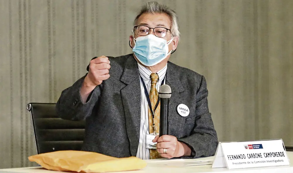 Sustento. Fernando Carbone expuso su investigación. Foto: Andina