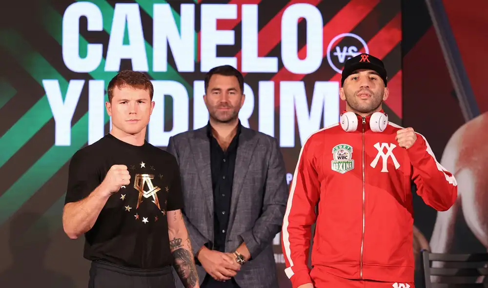 'Canelo' Álvarez y Avni Yildrim pelearán por el cinturón supermediano de la CMB. Foto: EFE 'Canelo' Álvarez y Avni Yildrim pelearán por el cinturón supermediano de la CMB. Foto: EFE