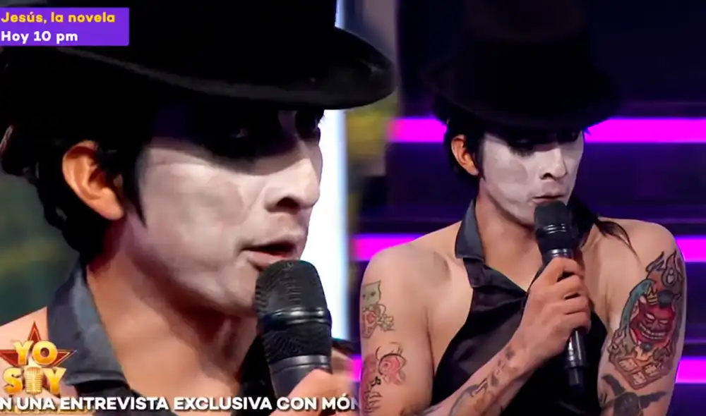 El imitador envió un mensaje de despedida. Foto: captura de Latina