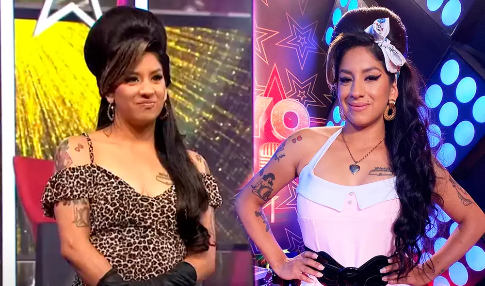 La imitadora de la cantante británica cantó “Tears dry on their own”. Foto: captura Latina / Instagram / Ani Rodríguez