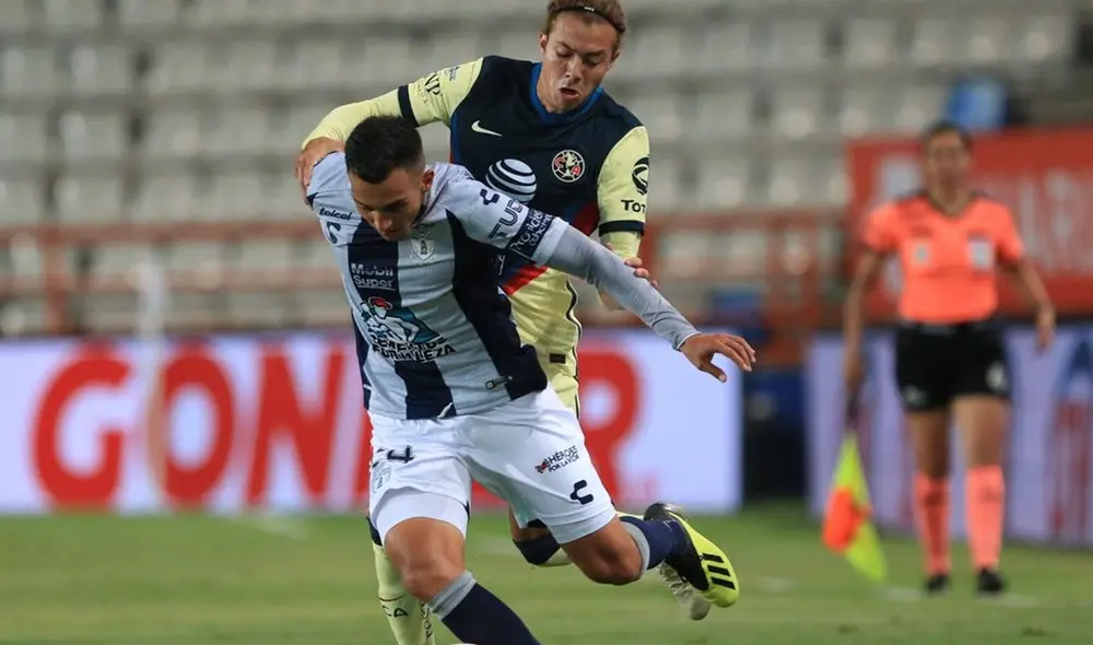 La última vez que América y Pachuca se enfrentaron por Liga MX, las águilas ganaron 2-1. Foto: EFE La última vez que América y Pachuca se enfrentaron por Liga MX, las águilas ganaron 2-1. Foto: EFE