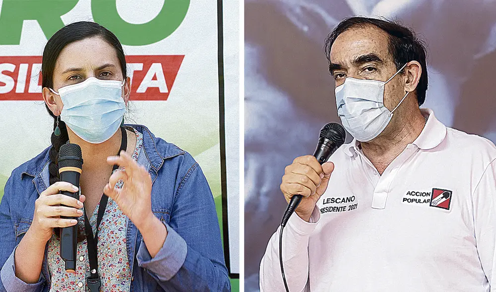 Próximos pasos. Izquierdista y acciopopulista buscarán reforzar las preferencias, pese a dispersión de intención de voto. Foto: composición La República / Jaime Mendoza / Antonio Melgarejo Próximos pasos. Izquierdista y acciopopulista buscarán reforzar las preferencias, pese a dispersión de intención de voto. Foto: composición La República / Jaime Mendoza / Antonio Melgarejo